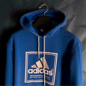 Adidas Blue Hoodie Small
